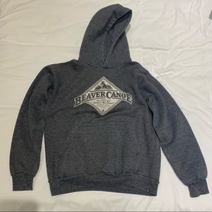Grey Beaver Canoe Hoodie